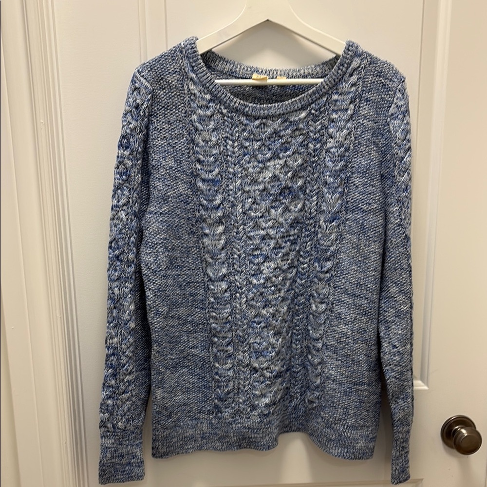 Blue Cable Knit Gap Women's Sweater